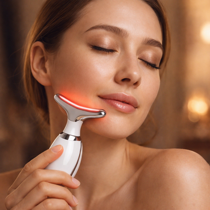 Gezicht- en nekmassage apparaat