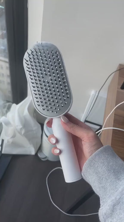 Zelfreinigende Haarborstel